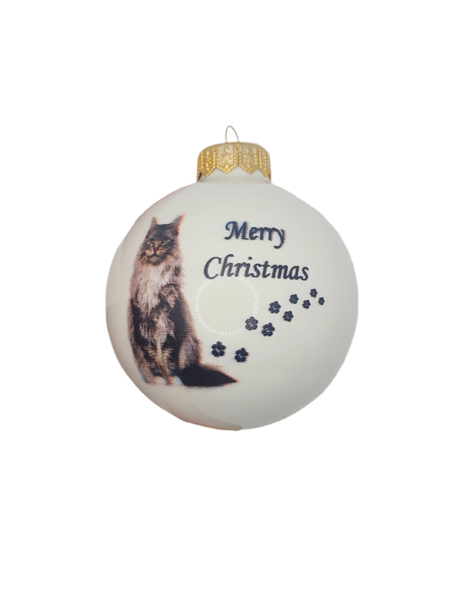Weihnachtskugeln | Frohe Weihnachten, Katzen (F)