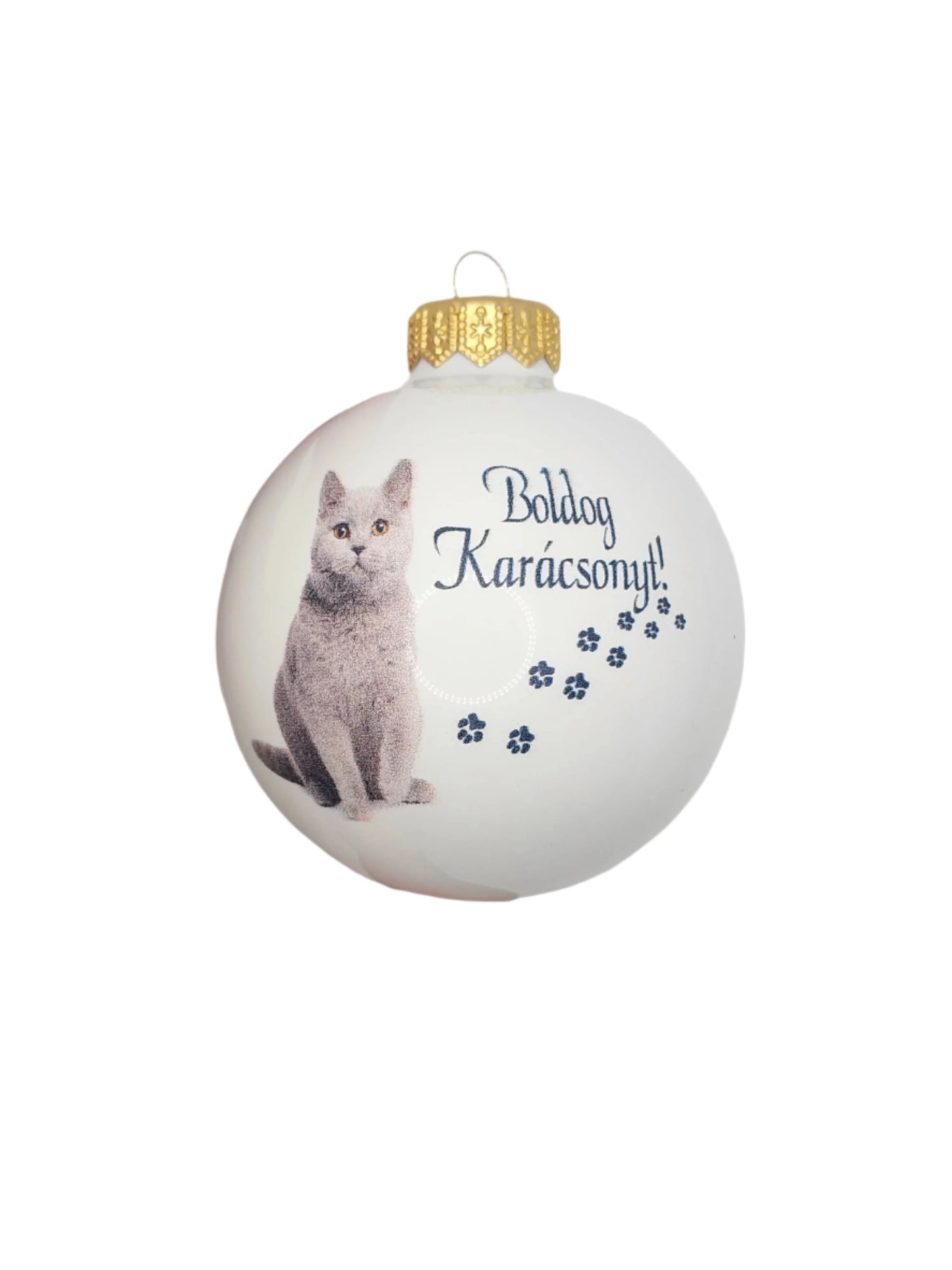 Weihnachtskugeln | Frohe Weihnachten, Katzen (F)
