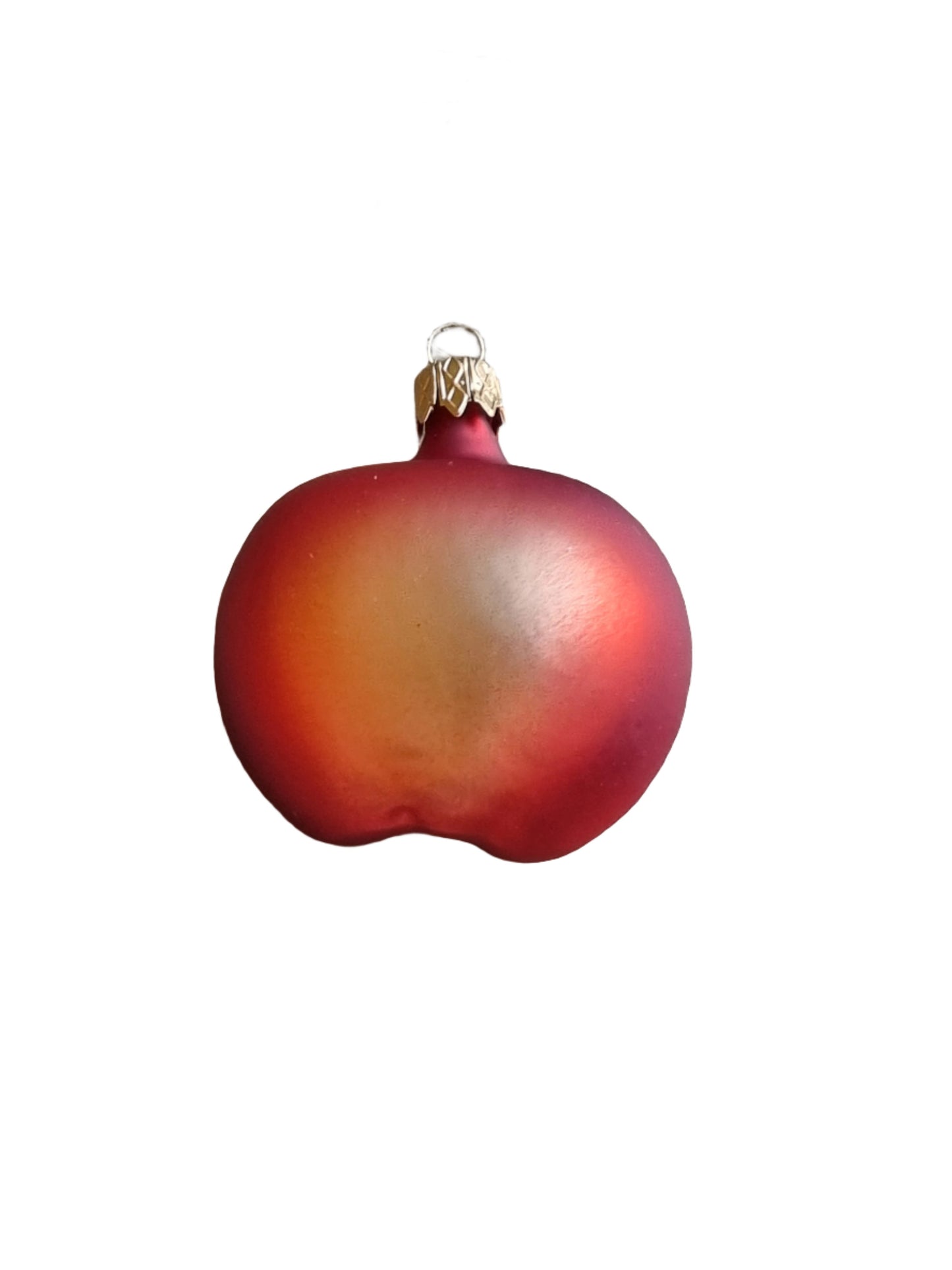 European Glass Christmas ornament of a Apple | Half (I)