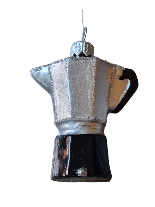 European Glass Christmas ornament of a Coffee | Percolator (N)
