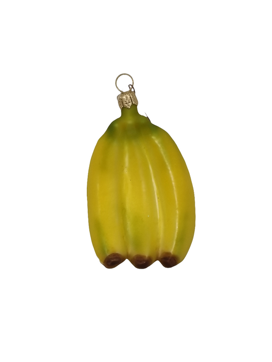 European Glass Christmas ornament of a Bananas (I)