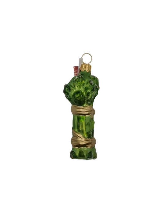 European Glass Christmas ornament of a Asparagus bunch (J)