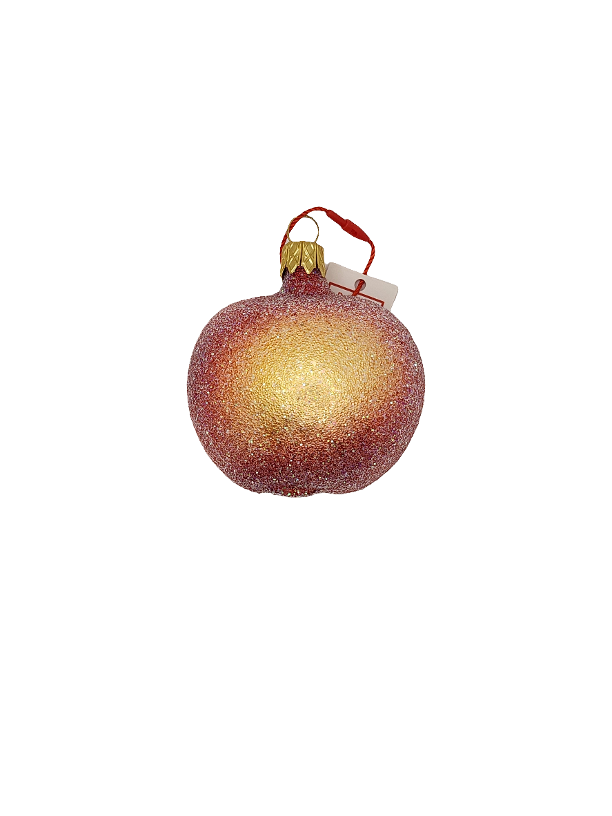 European Glass Christmas ornament of a Apple | Half (I)