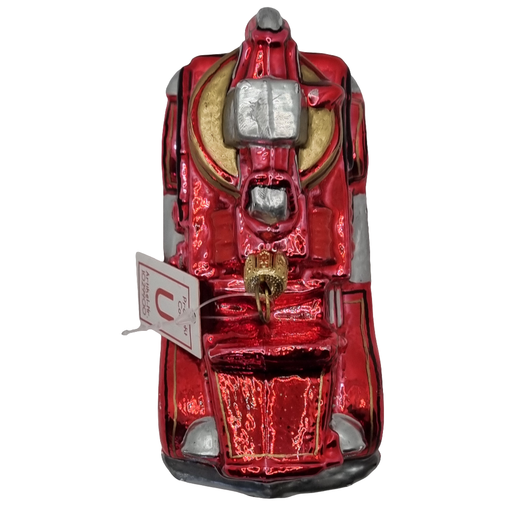 European Glass Christmas ornament of a Cars | Hot Rod (U)