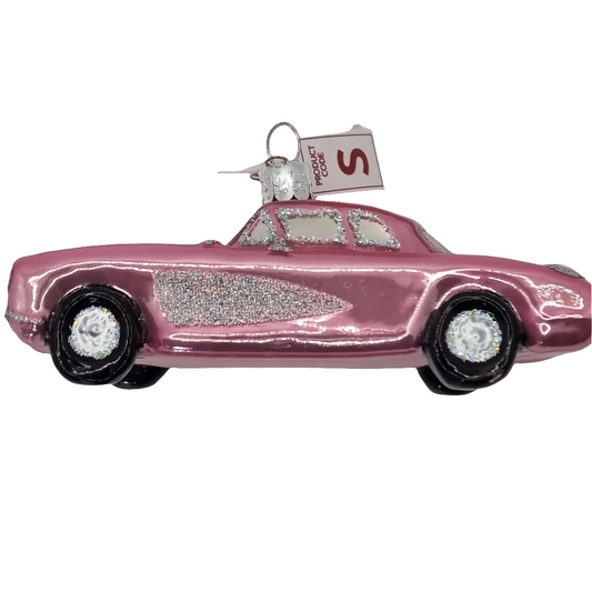 European Glass Christmas ornament of a Car | Sports Car (S)