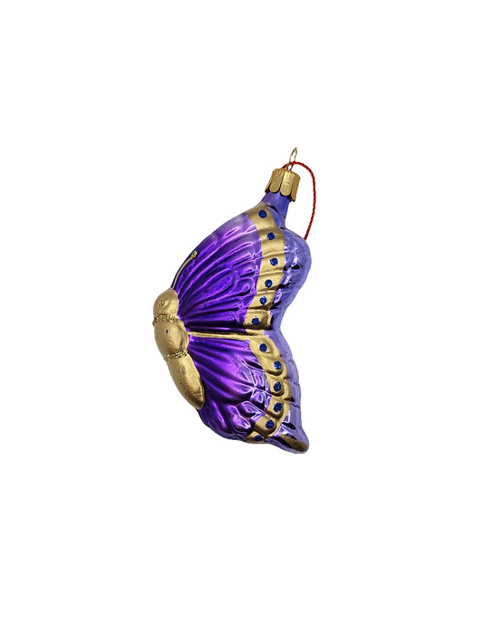 European Glass Christmas ornament of a Butterfly (I)