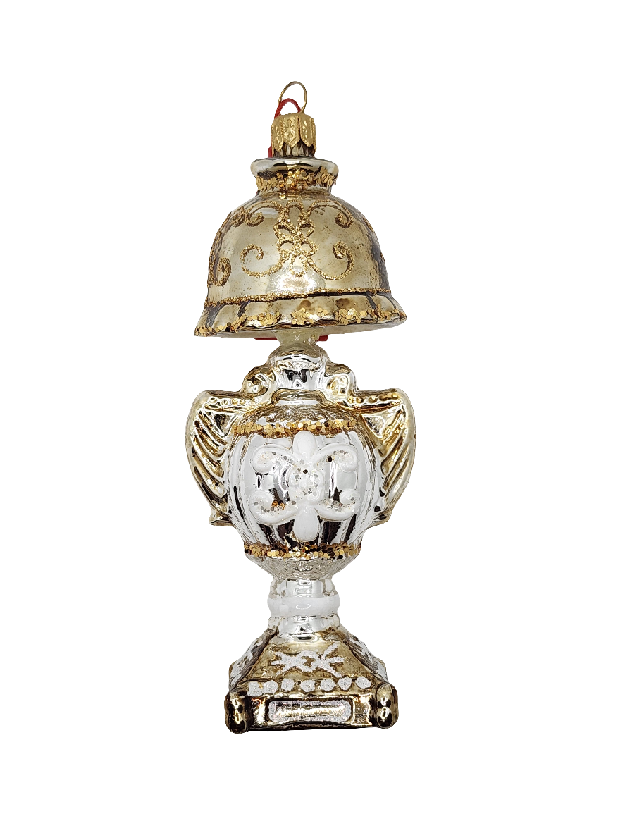 European Glass Christmas ornament of a Lamp (V)