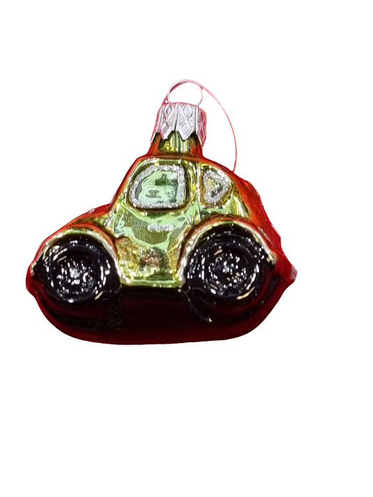 European Glass Christmas ornament of a Cars | Small Rounded Cars (F)