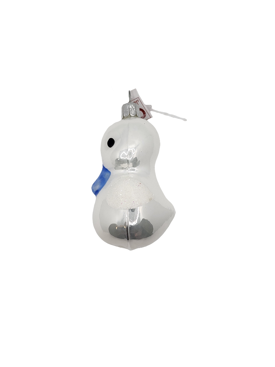 European Glass Christmas ornament of a Duck (D)