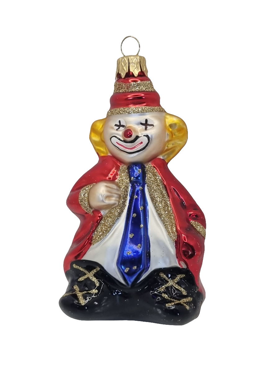 Clown mit Jacke und Krawatte (P)