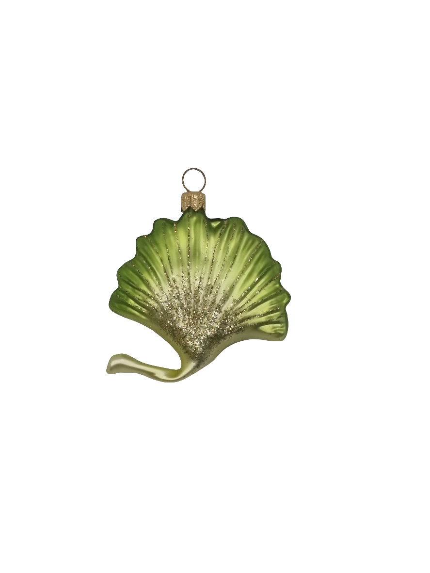 European Glass Christmas ornament of a Coral sea fan (R)