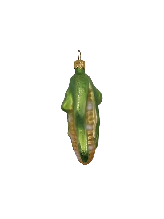 European Glass Christmas ornament of a Corn (J)