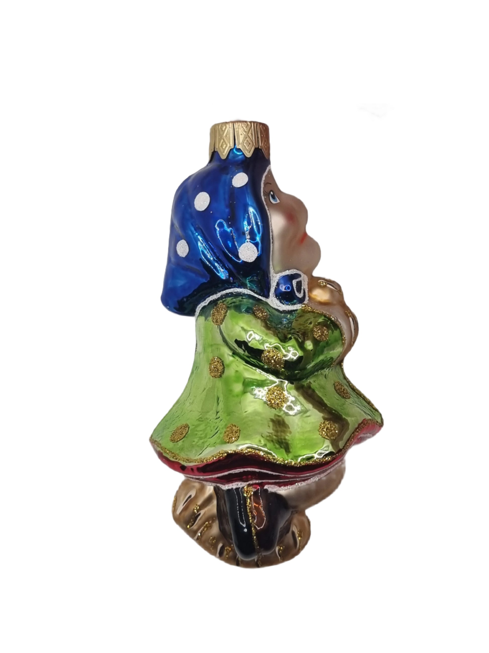 European Glass Christmas ornament of a Feb 2025