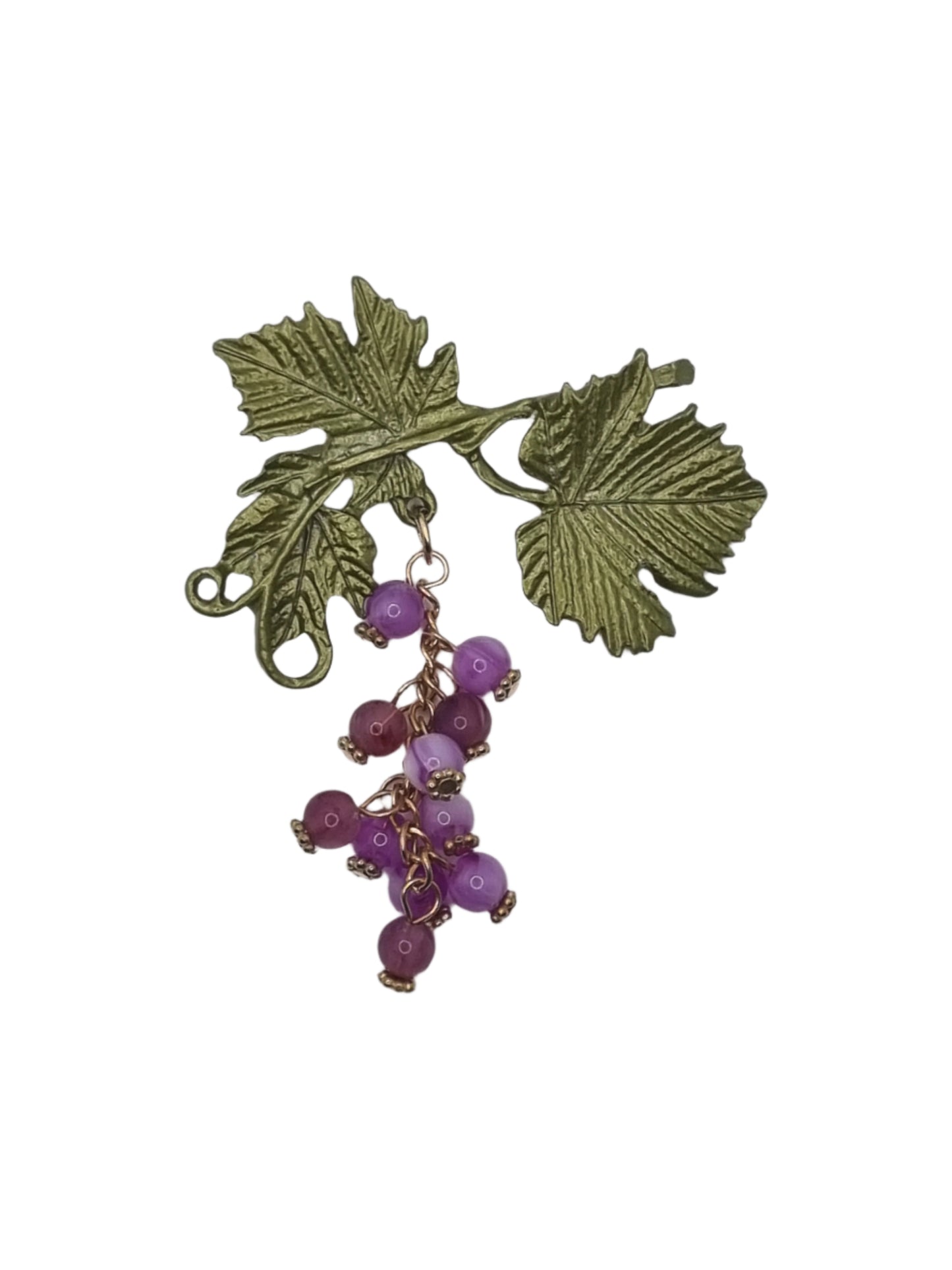 European Glass Christmas ornament of a Pearl Tree | Brooch VI