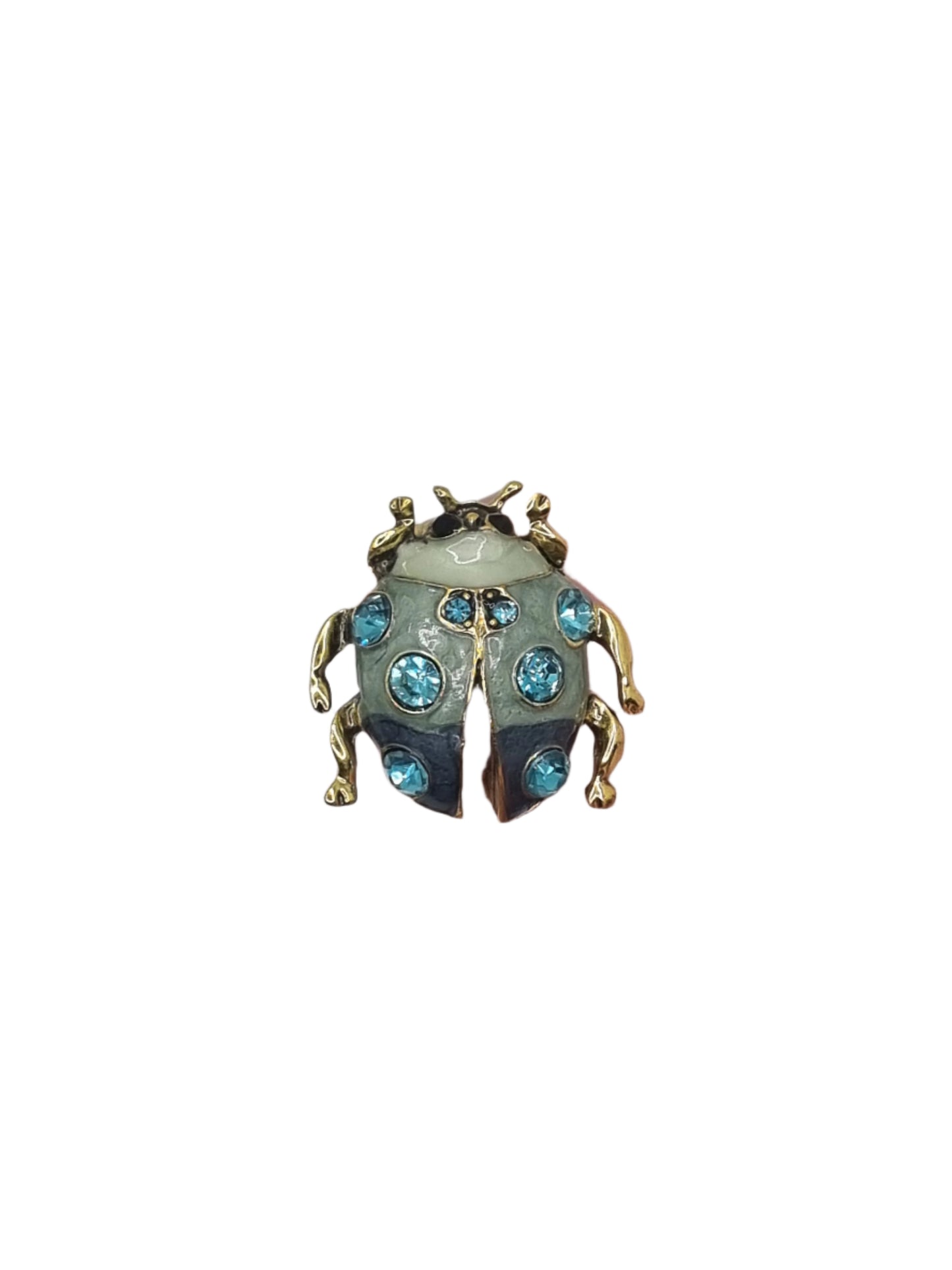 European Glass Christmas ornament of a Beetle | Brooch IV