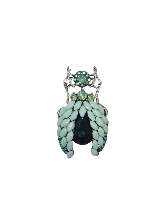 European Glass Christmas ornament of a July | Brooch VI