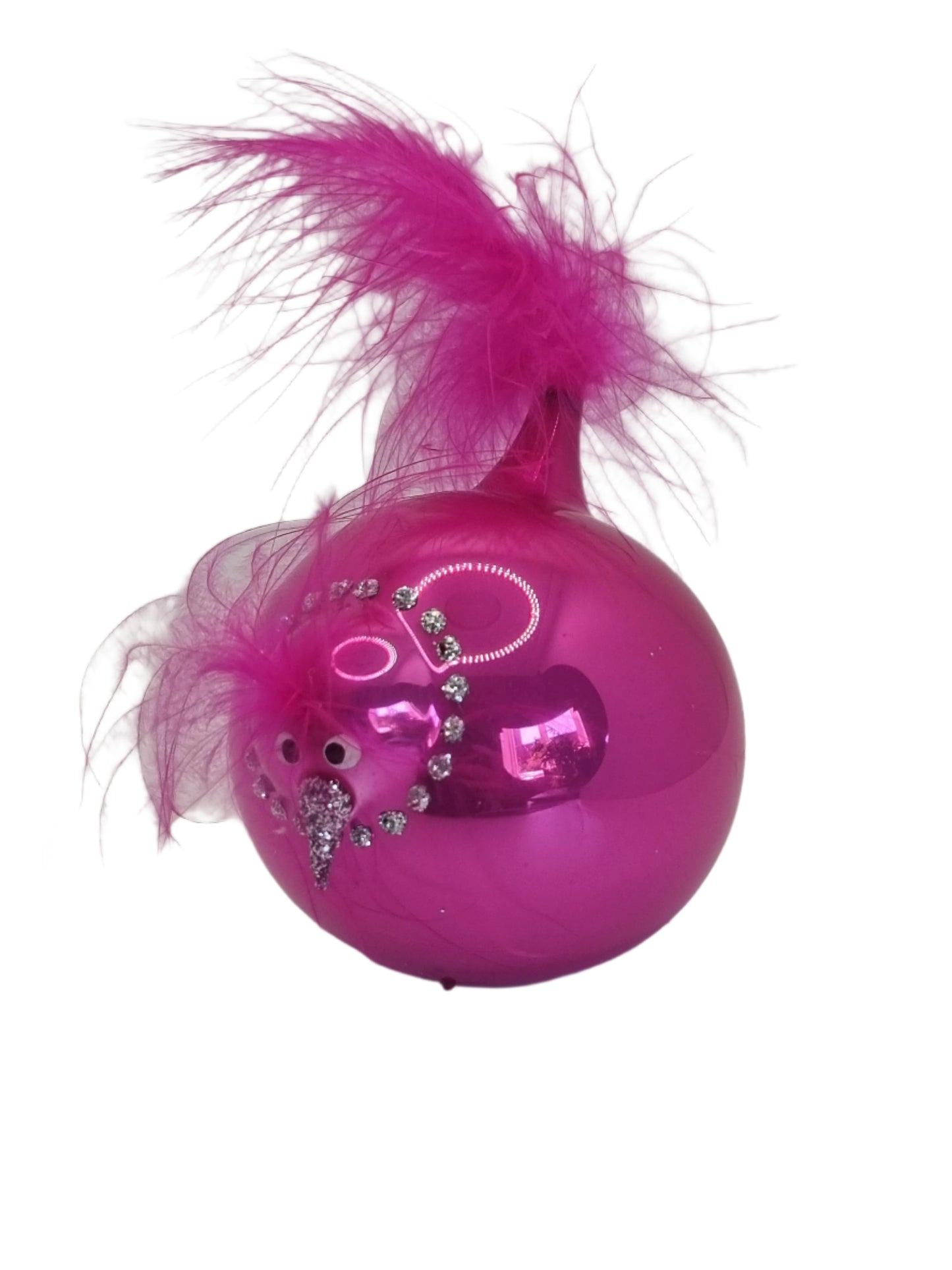 European Glass Christmas ornament of a Feb 2025
