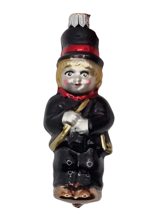 European Glass Christmas ornament of a Feb 2025