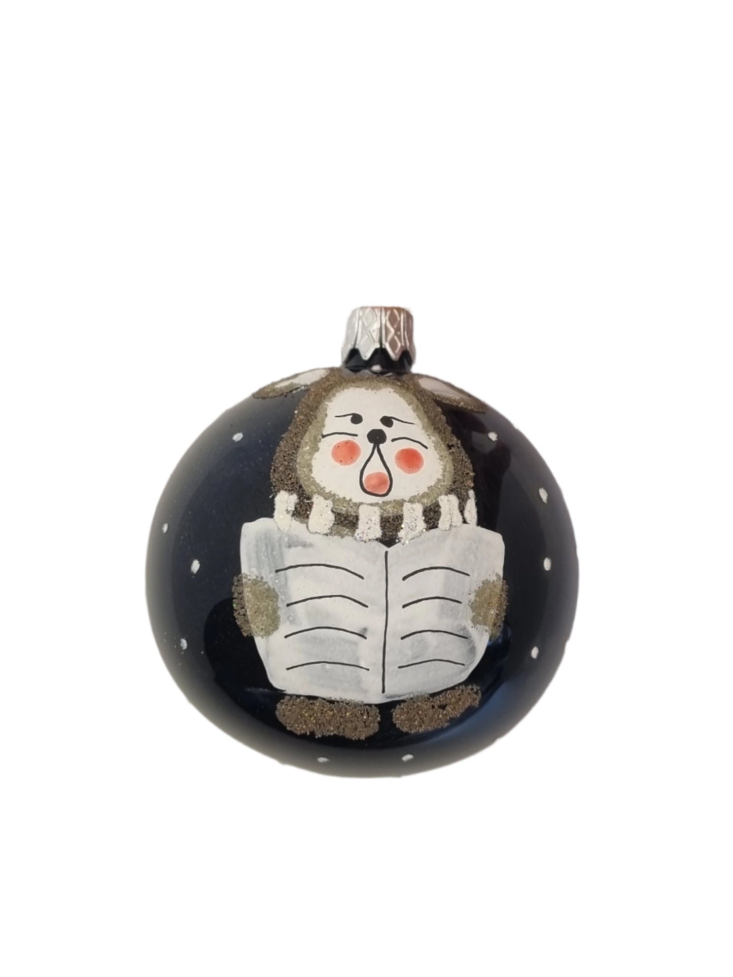 European Glass Christmas ornament of a Feb 2025