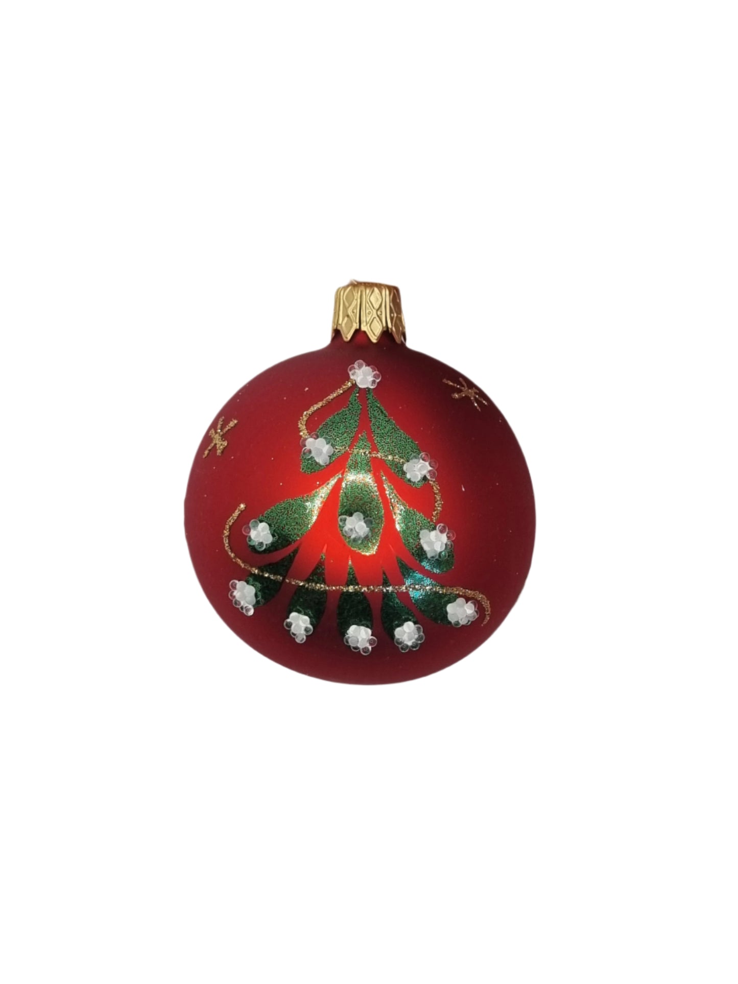 European Glass Christmas ornament of a Feb 2025