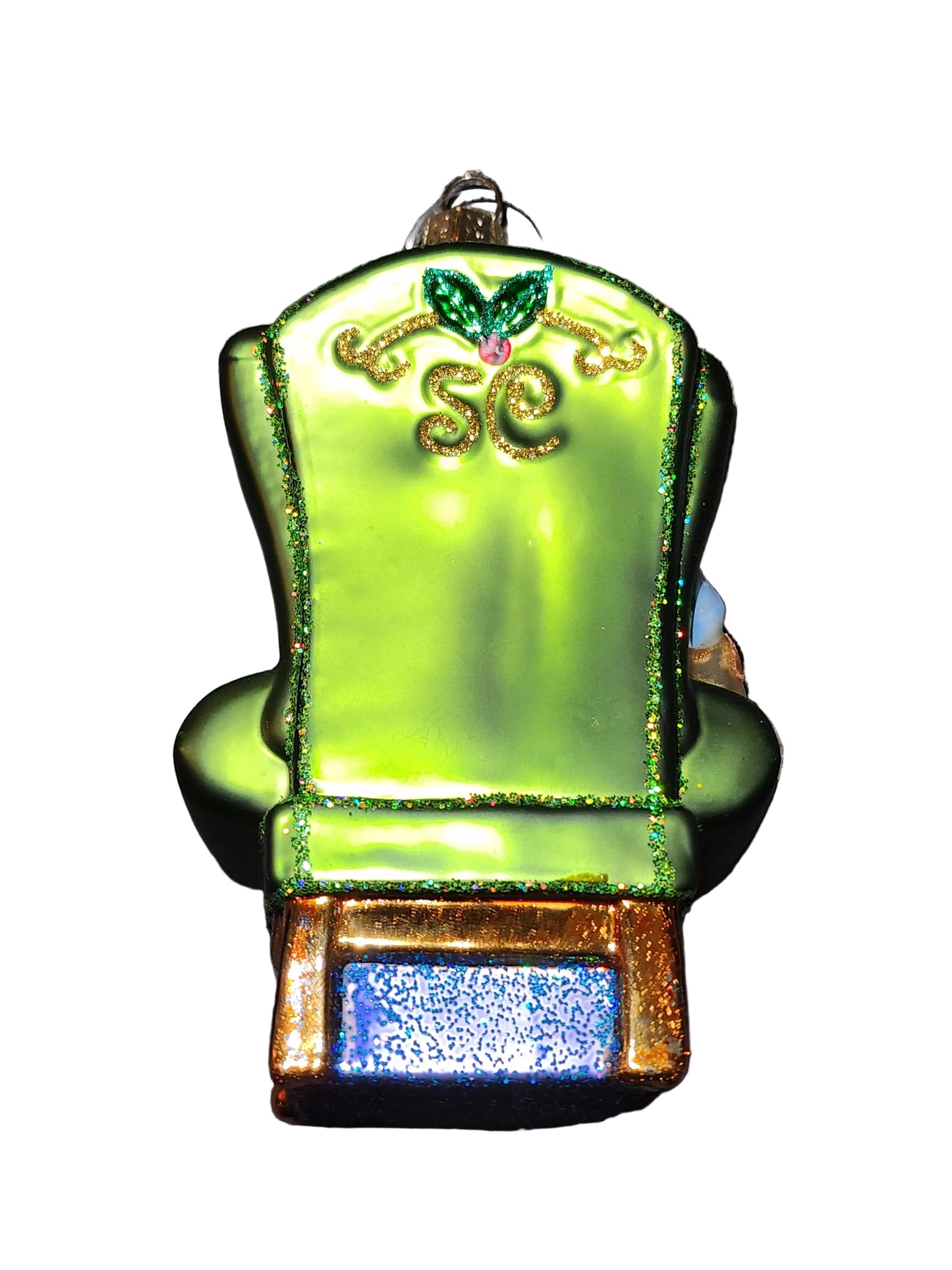 Santa in Green Chair (S)