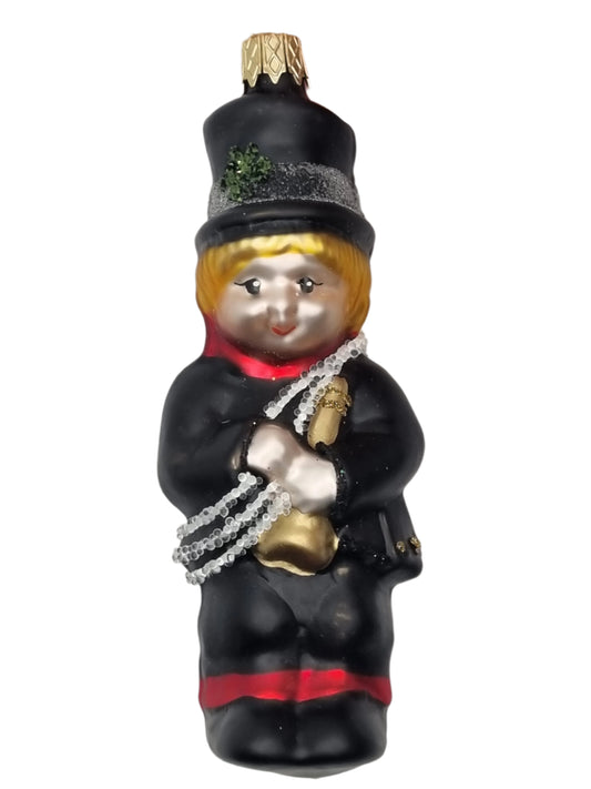 European Glass Christmas ornament of a Feb 2025