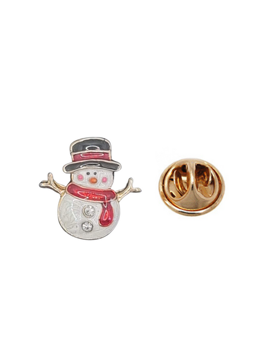 Matt Snowman Red Scarf | Pins