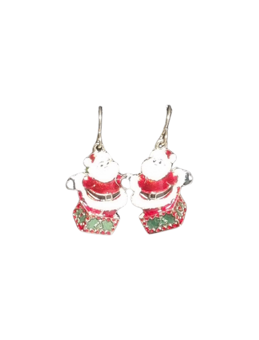Santa in Box | Earrings