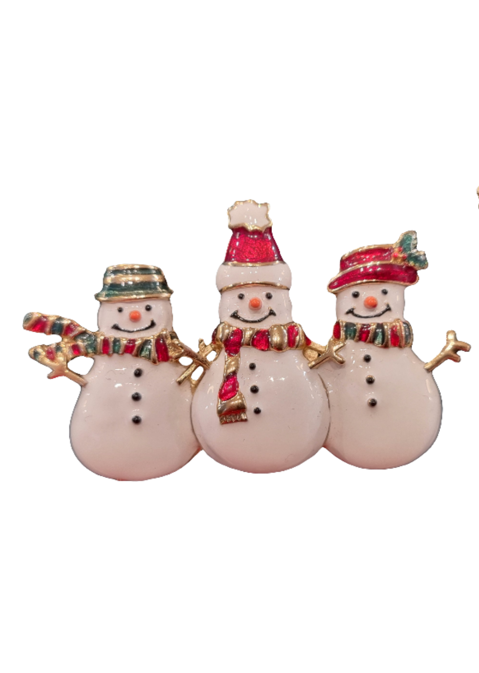 Three Snowmen | Brooch V