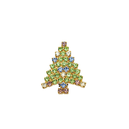 Green Crystal Tree | Brooch V