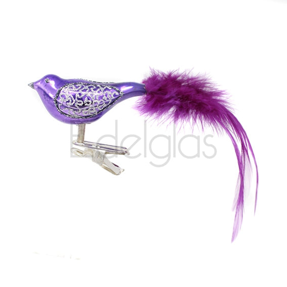 Birds on Clip (E) | Small Feather Tail