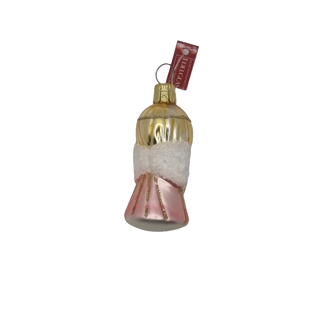 European Glass Christmas ornament of a Angel Girl (C)
