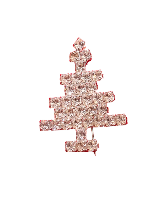 Small Four Tier Crystal Tree | Brooch V