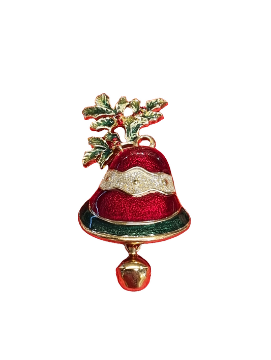 Bell with Dangling Ball | Brooch V