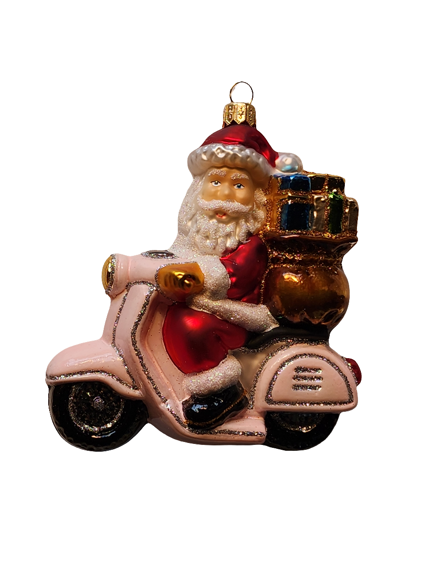 Santa on Vespa (Y)