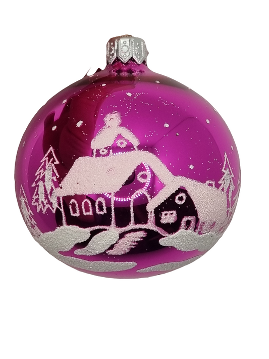 Bauble | Coloured with Frosted House (H)