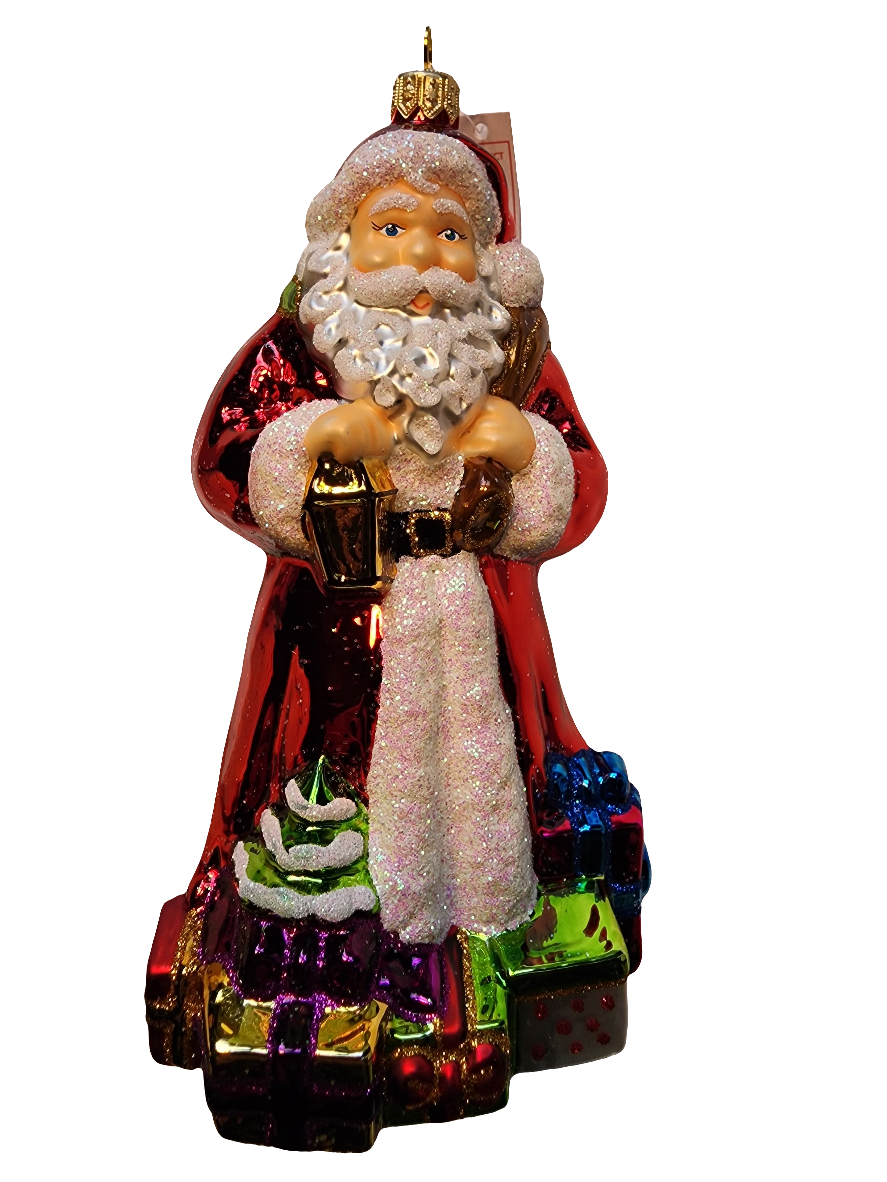 Santa with Sack, Presents and Lantern (Z)