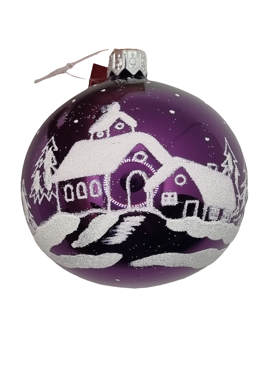 Bauble | Coloured with Frosted House (H)