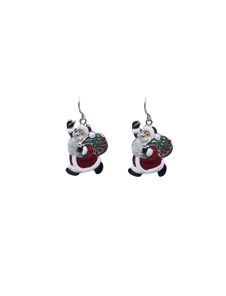 Santa With Sack | Earrings