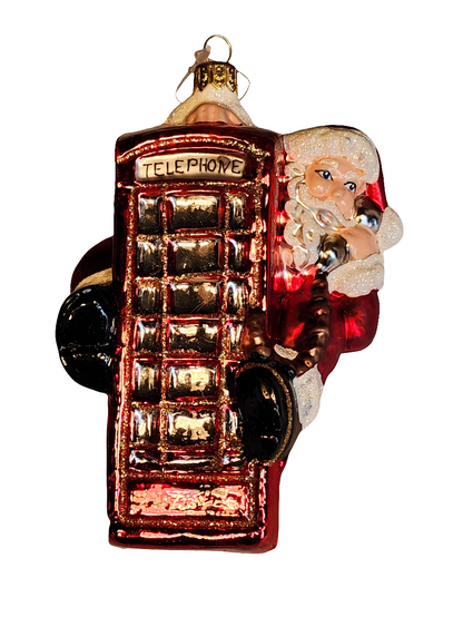 Santa Climbing Phonebooth (W)