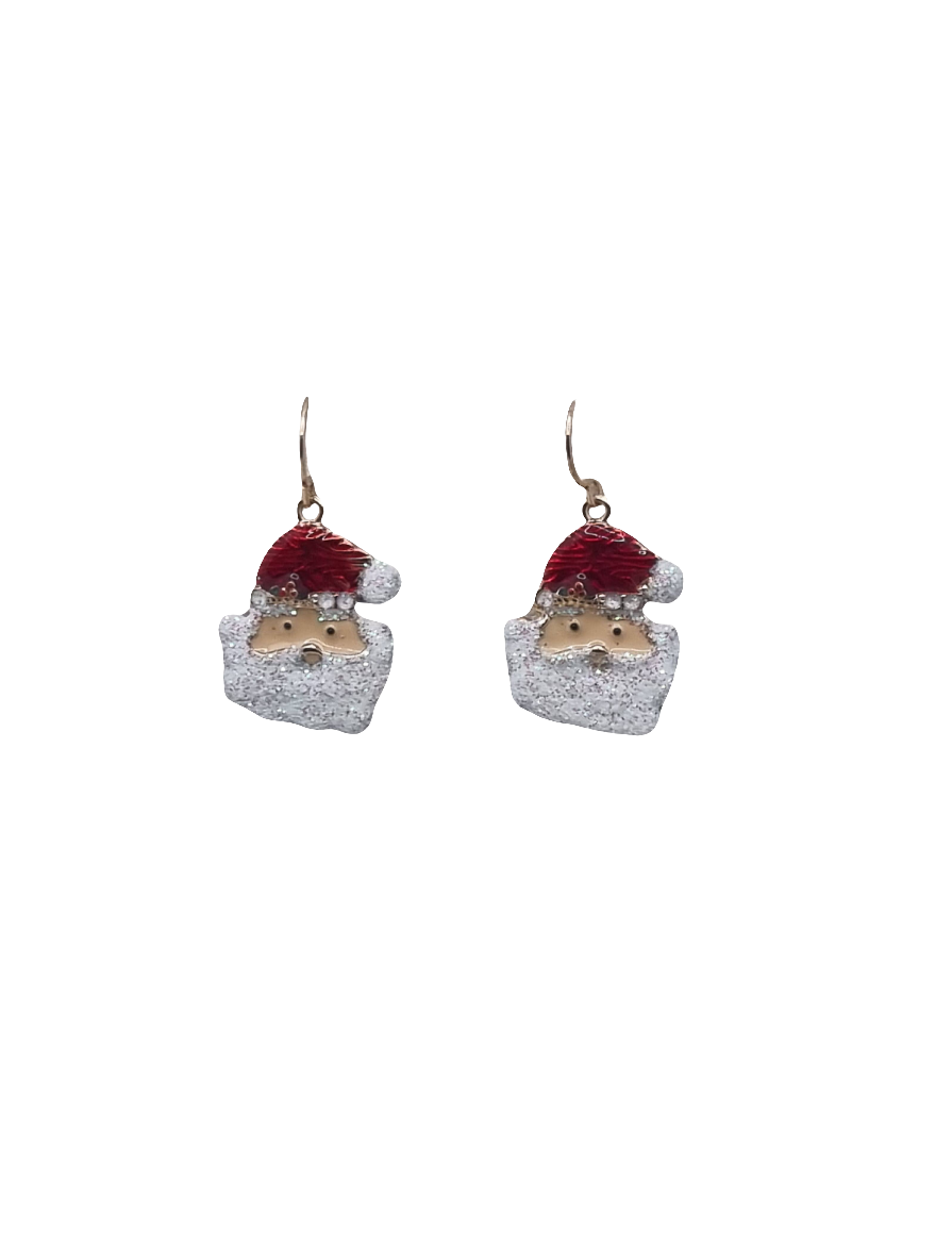 Santa Sparkle Beard | Earrings