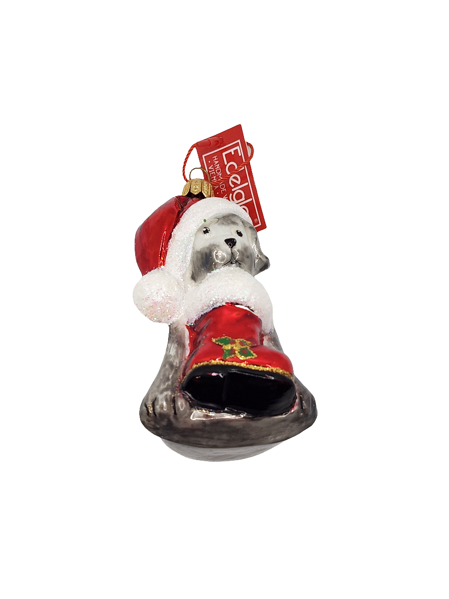 Dog Santa Hat & Boot Christmas (S)