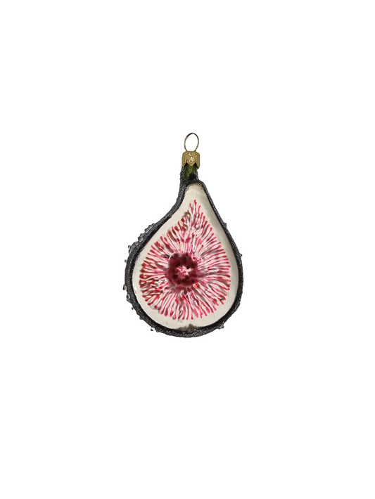 European Glass Christmas ornament of a Fig (N)