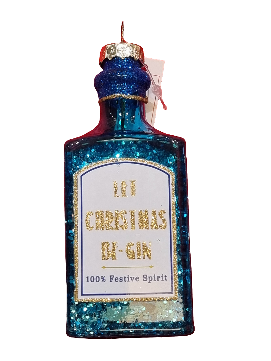 Gin Bottle | Let Christmas Be-Gin (I)