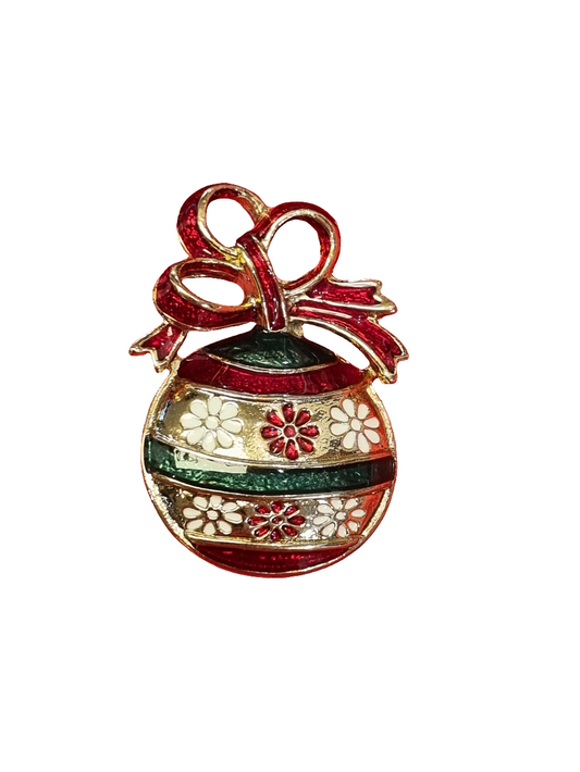 Bauble with Bow | Brooch V