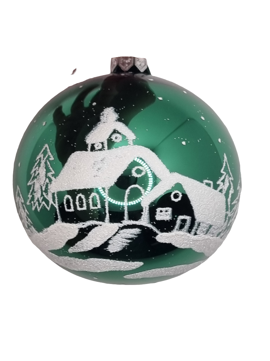 Bauble | Coloured with Frosted House (H)