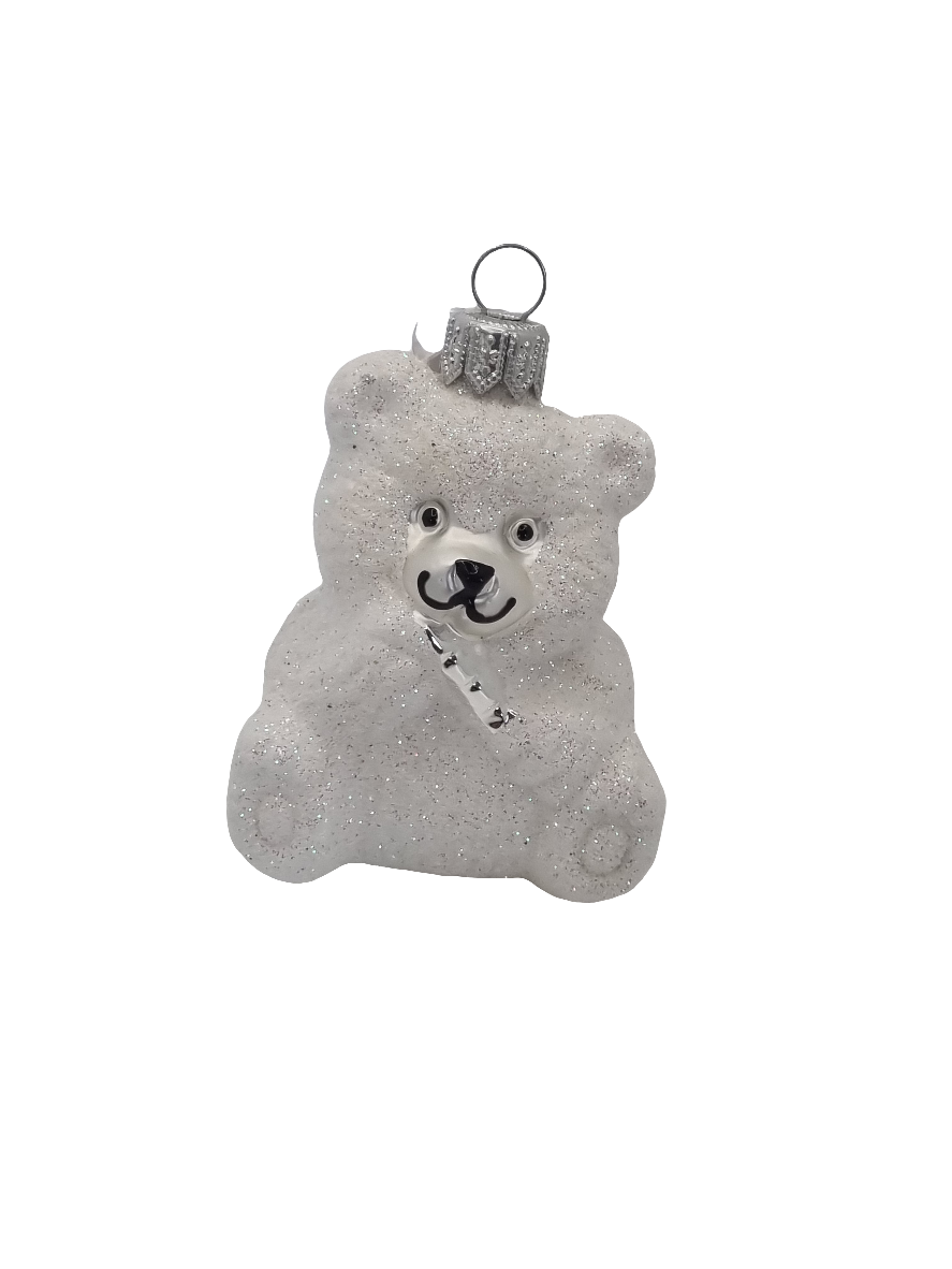 Teddy bear white (D)