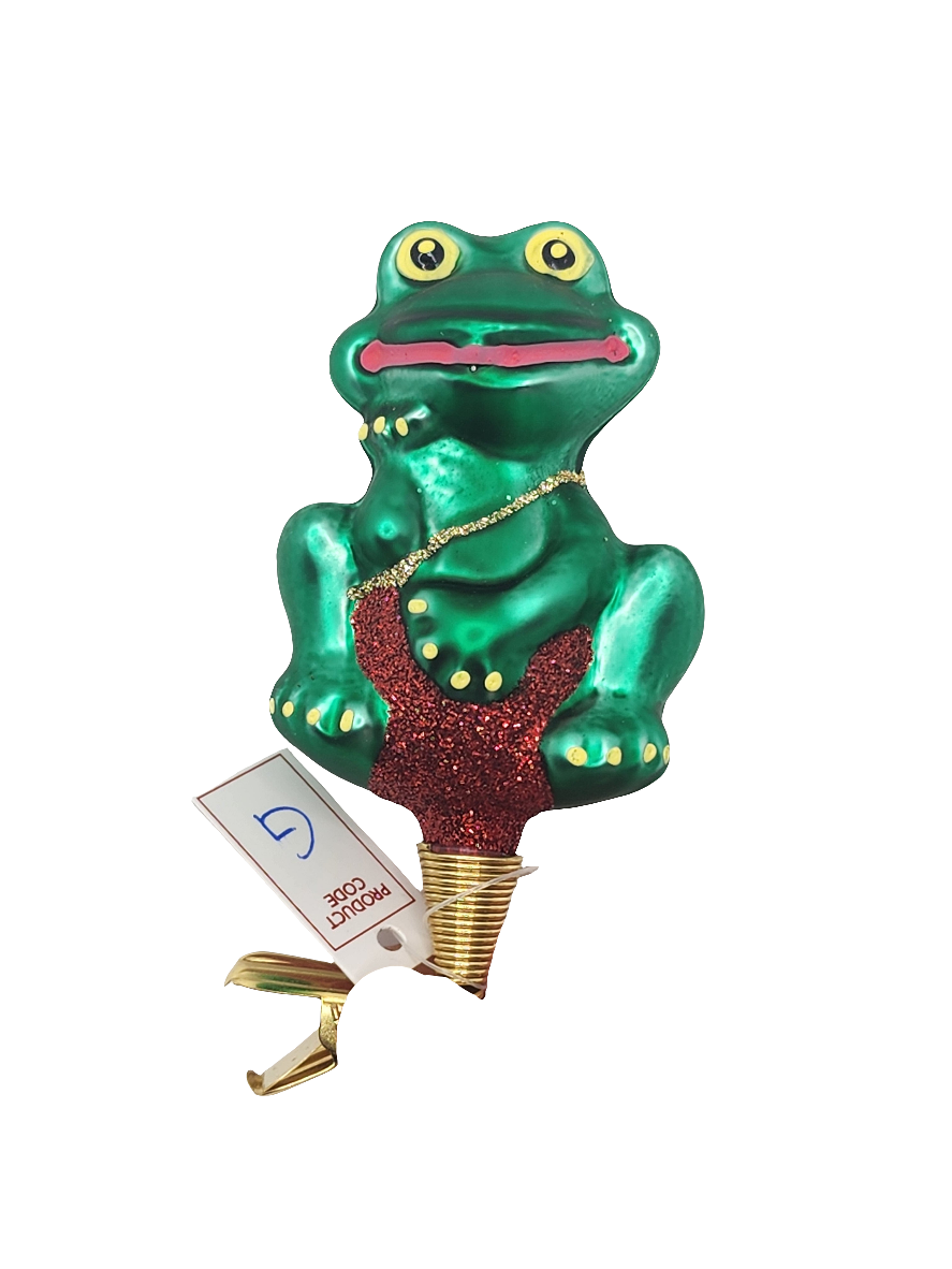 Frog Cartoon on Clip (G)