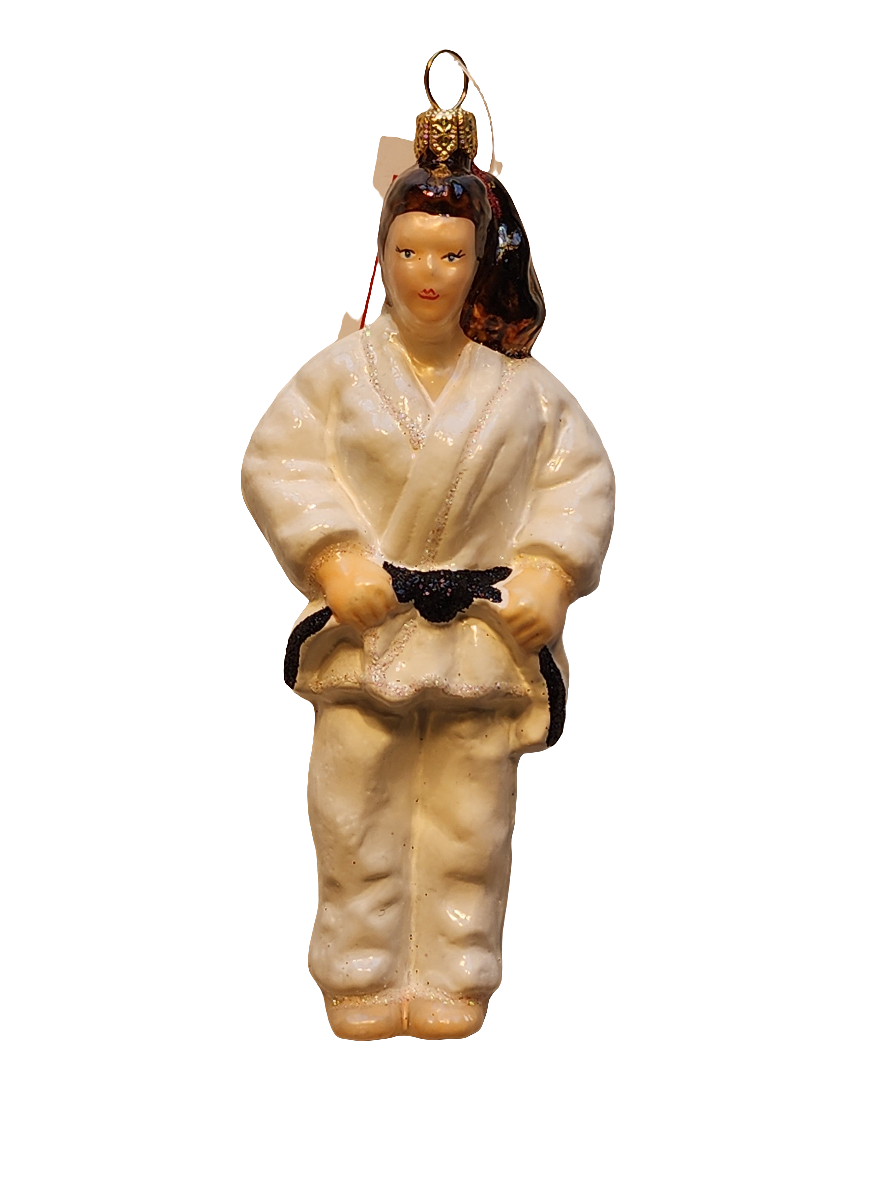 Karate Fighting Lady Woman (V)