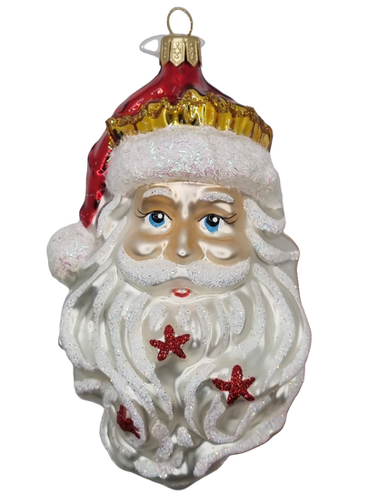 Santa Head with Flower Beard (T)